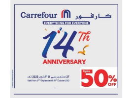 Carrefour 14th Anniversary Sale! UPTO 50% OFF